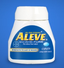 free aleve pain reliever